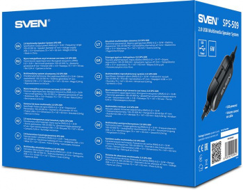 Колонки Sven SPS-509 2.0 6Вт, черный (1/20) (SV-020842) фото 5 Колонки Sven SPS-509 2.0 6Вт, черный (1/20) (SV-020842) фото 5