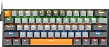 Клавиатура проводная игровая механическая REDRAGON Fizz RU, RGB, melt-gold свитчи, сер-оранжевый (1/10) (72600)