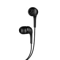 Наушники внутриканальные HOCO M40 Prosody, микрофон, кнопка ответа, кабель 1.2м, цвет: чёрный (1/21/210) (6957531084563)