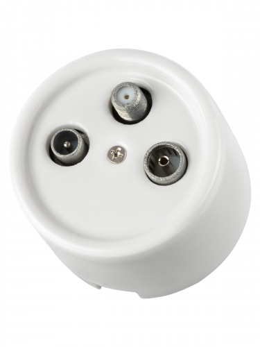 Розетка TV+R+ SAT оконечная белая «Болонь» TDM (1/72) (SQ1820-0057) фото 6 Розетка TV+R+ SAT оконечная белая «Болонь» TDM (1/72) (SQ1820-0057) фото 6