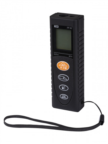 Рулетка лазерная (дальномер) ЛР-60, дальность 60 м, точность 2 мм, подсветка, IP54, 2хAAA, “Алмаз” TDM (SQ1018-0202) фото 5