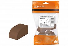 Заглушка кабельной трассы КМЗ 20х10 бук (цена за уп. 4 шт./комп.) TDM (1/25/250) (SQ0411-0332)