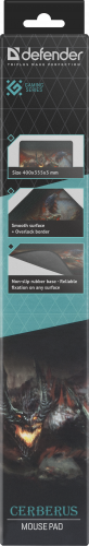 Коврик DEFENDER Cerberus XXL, ткань+резина, игровой, 400x355x3 мм (1/30) (50556) фото 10