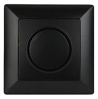 Светорегулятор INTRO поворотный 600Вт 230В, СУ, Solo, антрацит (10/100/2400) 4-401-05 (Б0043400)