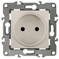 Розетка ЭРА серии ЭРА 12 скрытой установки 2P 16АХ250В слоновая кость (1/10/100/3200) (Б0018255)