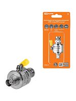 Грозозащита систем видеонаблюдения, BNC-гнездо/BNC-штекер для ВЧ кабеля 75 Ом, с заз, газ, МГц, TDM (1/60) (SQ2404-0004)