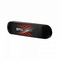 Флеш-накопитель USB 3.0  128GB  Silicon Power  Blaze B10, термочувствительный корпус, черный (SP128GBUF3B10V1B)