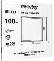 Светильник светодиодный SMARTBUY универсальный 100W 4000K 8600Лм 595х595х19мм призма (SBL-UNI-100W-40) (1/4)