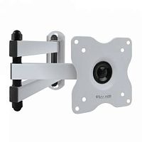 Кронштейн для телевизора Kromax DIX-15 белый 15"-28" макс.30кг настенный поворот и наклон (1212)