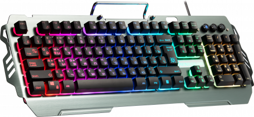 Клавиатура проводная игровая DEFENDER Renegade GK-640DL RU, USB, серебристый (1/20) (45640) фото 10 Клавиатура проводная игровая DEFENDER Renegade GK-640DL RU, USB, серебристый (1/20) (45640) фото 10