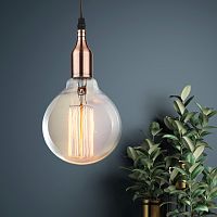 Cветильник ЭРА PL13 E27 - 6 RC подвес потолочный LOFT под лампу цоколь Е27 провод 1 м цвет медь (60/360) (Б0048527)