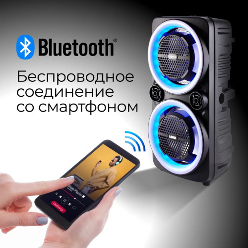 Портативная акустическая система LOONA PartySOUNDL33 60 Вт Bluetooth 5.0 (PARTYSOUNDL33) фото 11