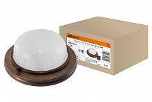 Светильник TDM НПБ1101 венге круг 100Вт IP54 (1/4) (SQ0303-0425)