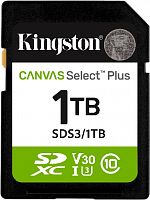 Карта памяти SDXC  1TB  Kingston Class 10 UHS-I U3 V30 Canvas Select Plus (150 Mb/s) (SDS3/1TB)