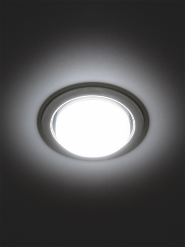 Светильник встраиваемый СВ 01-08 GX53 220 В 50 Гц, сатин никель, 10 шт/уп, Народный (1/10) (SQ0359-0108) фото 6 Светильник встраиваемый СВ 01-08 GX53 220 В 50 Гц, сатин никель, 10 шт/уп, Народный (1/10) (SQ0359-0108) фото 6