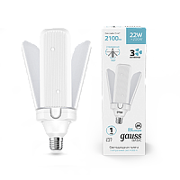 Лампа светодиодная GAUSS Basic 22W 2100lm 4000K E27 Клевер-3 1/20 (11732222)