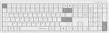 Клавиатура беспроводная A4TECH Fstyler FBX55C USB BT/Radio slim Multimedia (FBX55C), белый (1/10) (FBX55C WHITE)