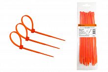 Хомут нейлоновый 3.6х200мм (оранжевый) (25 штук) TDM (1/40/400) (SQ0515-0367)