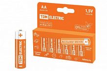Элемент питания TDM LR6 AA Alkaline 1,5V PAK-8 (8/576) (SQ1702-0009)