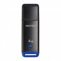 Флеш-накопитель USB  4GB  Smart Buy  Easy   чёрный (SB004GBEK)