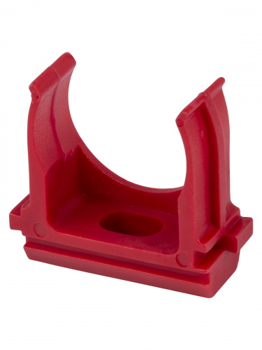 Крепеж-клипса для трубы ПНД 25 мм (10 шт.) красная TDM (1/10/900) (SQ0405-0143) фото 3