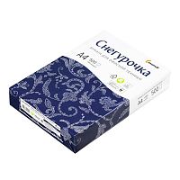 Бумага Снегурочка A4/80г/м2/500л./белый CIE145% общего назначения(офисная) (1/5/240) (17623)