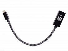 Кабель-переходник USB3.1 Type-C(M)--> HDMI A(f) 8K@60Hz, 0.2m, медь,TELECOM <TCC022>