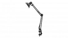 Светильник RITMIX LED-770ES Black настольный для ламп Е27, в комплекте лампоа 7Вт, струбцина, с регулировкой наклона и высоты до 75 см (1/12) (80003889)
