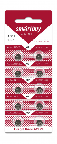 Элемент питания SMARTBUY AG11 BL10 (10/2000) (SBBB-AG11-10B)