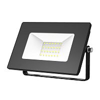 Прожектор светодиодный GAUSS Elementary 30W 2700lm IP65 6500К G2 черный (1/48) (613100330)