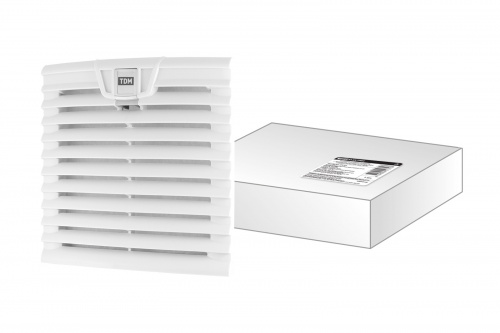 Вентиляционная решетка с фильтром для вентилятора ВФУ SQ0832-0112 (204 мм) TDM (1/10) (SQ0832-0117)
