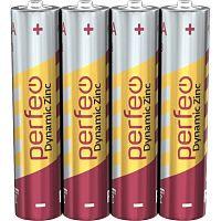Элемент питания Perfeo R03/4SH Dynamic Zinc (4/60/2400) (PF R03/4SH)