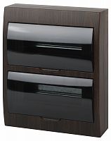 Корпус пластиковый ЩРН-П-24 ЭРА BOXF 24_O IP41 дуб (1/10) (Б0055553)