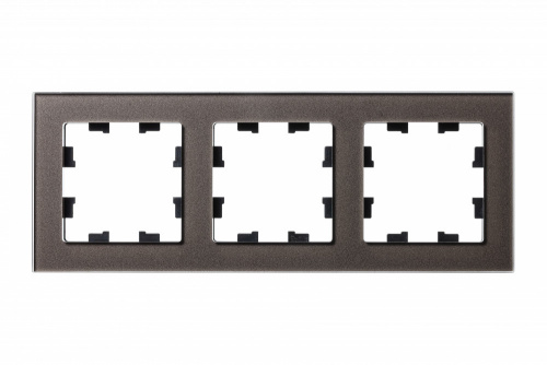 Рамка 3-м ATLASDESIGN Nature стекло мокко Systeme Electric ATN320603 (1)