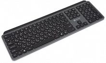Клавиатура проводная Оклик K859W черный/серый USB slim Multimedia (2002136)