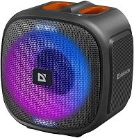 Колонка портативная DEFENDER Q4 10Вт, Light/BT/FM/USB/TF/IPX5, черный (1/18) (65304)