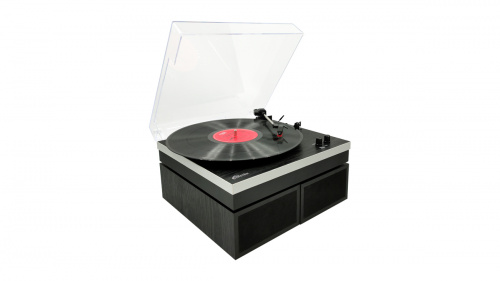 Виниловый проигрыватель RITMIX LP-380B Black wood с Bluetooth, две полнодиапазонные колонки, гнездо USB, RCA стерео аудио, черный (1/1) (80001179) фото 3
