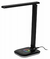 Светильник светодиодный ЭРА настольный NLED-502-11W-BK с RGB ночником черный (1/30) (Б0057195)