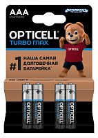 Элемент питания OPTICELL TURBO MAX LR03 BL4 (4/192)  (6053004)