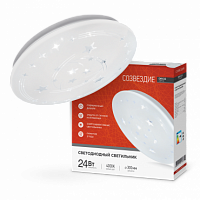 Светильник светодиодный серии DECO 24Вт 230В 4000К 1560Лм 330х55мм СОЗВЕЗДИЕ IN HOME (1/12) (4690612021843)