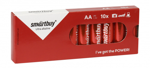 Элемент питания SMARTBUY  LR6 box 10   (10/300)  												 (SBBA-2A10BX)