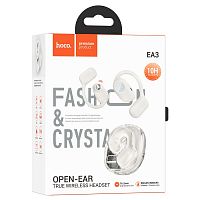 Наушники внутриканальные HOCO EA3 Talent, пластик, bluetooth 5.3, микрофон, цвет: белый (1/91) (6942007619158)