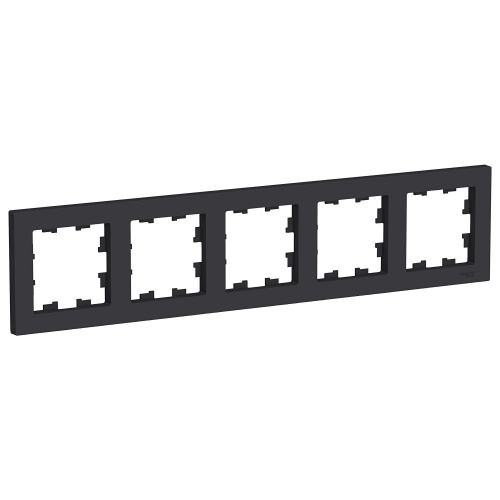 Рамка 5-м ATLASDESIGN универс. карбон Systeme Electric ATN001005 (1/5/20)