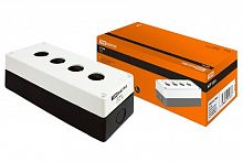 Корпус КП104 для кнопок 4места белый TDM (SQ0705-0004)