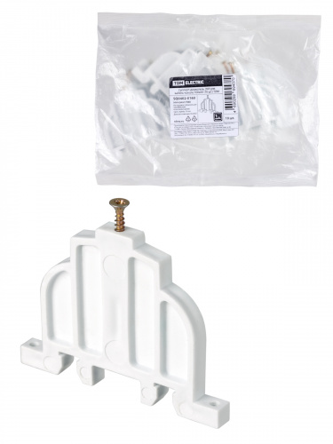 Суппорт-держатель ЭУИ для кабель-канала 100х60 (10 шт.) TDM (10/400) (SQ0402-0160) Суппорт-держатель ЭУИ для кабель-канала 100х60 (10 шт.) TDM (10/400) (SQ0402-0160)