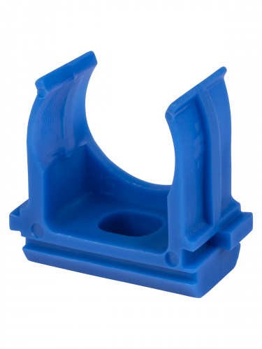 Крепеж-клипса для трубы ПНД 25 мм (10 шт.) синяя TDM (1/10/900) (SQ0405-0133) фото 3 Крепеж-клипса для трубы ПНД 25 мм (10 шт.) синяя TDM (1/10/900) (SQ0405-0133) фото 3