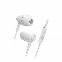 Внутриканальная гарнитура Smartbuy J5, микрофон, пульт, белая (SBH-028K) (1/60)