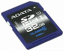 Карта памяти SDHC  32GB  A-Data Class 10 UHS-I A1 (100/20 Mb/s) (ASDH32GUICL10-R)