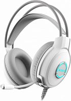 Гарнитура проводная A4TECH Fstyler FH300U 2м накладные USB оголовье (FH300U WHITE), белый (1/20)