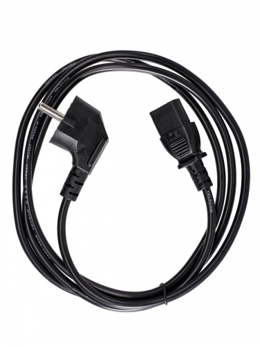 Кабель компьютер - розетка 220V EU (угловой)<VDE> 3GX0,75mm2, 1,8m, медь, Telecom <TY021-CU0.75-1.8M>  (1/60) фото 9